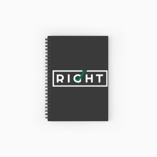 Discover Right - Darl Spiral Notebooks   Ruled Line