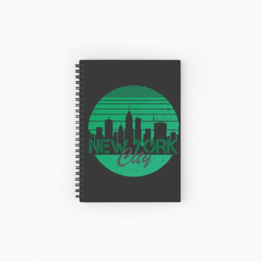 Discover New York City Skyline Spiral Notebooks   Ruled Line