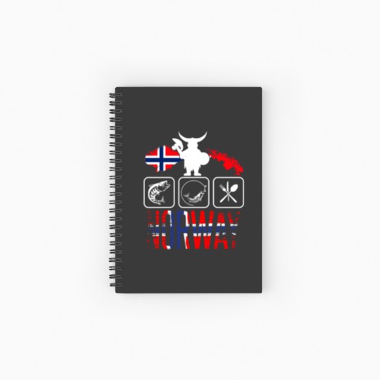 Discover norway Spiral Notebooks   Ruled Line