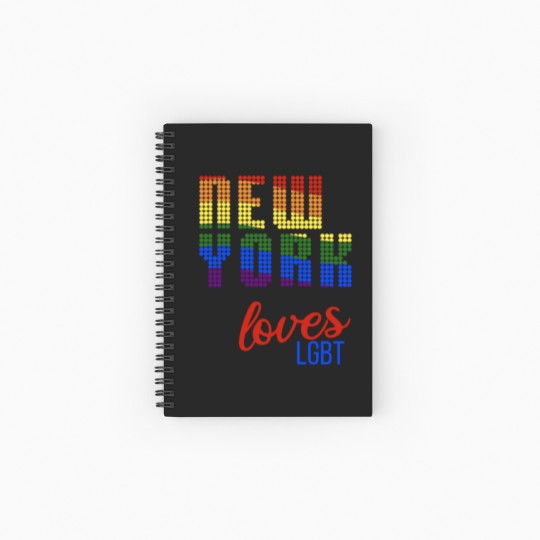 Discover New York loves LGBT Spiral Notebooks   Ruled Line