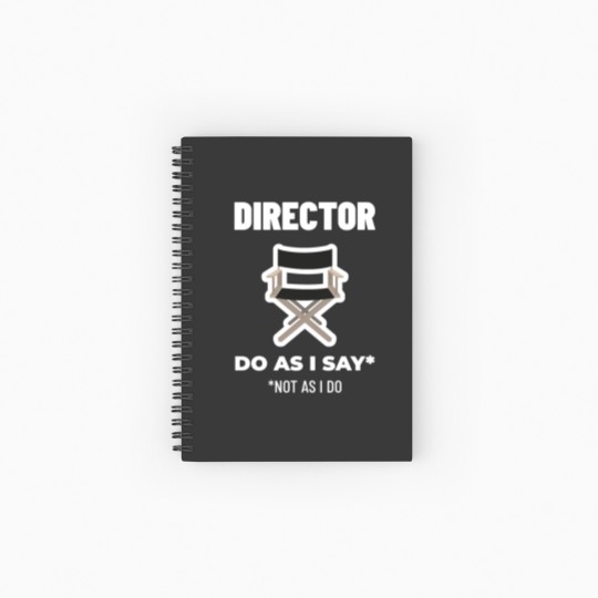 Discover Filmmaking Videography Film Video Director Funny Spiral Notebooks   Ruled Line