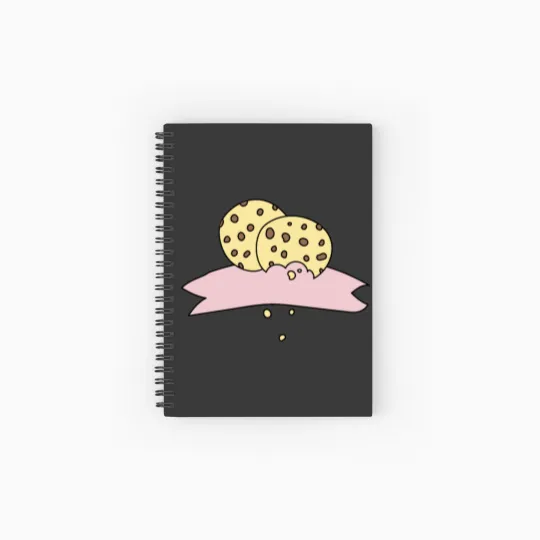 Discover Cookies Chocolate Bakery Hand Drawn Doodle Spiral Notebooks   Ruled Line