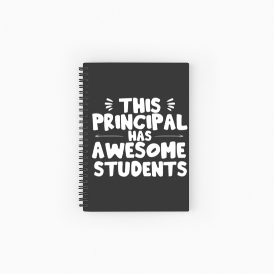 Discover This Principal Has Awesome Students School Spiral Notebooks   Ruled Line