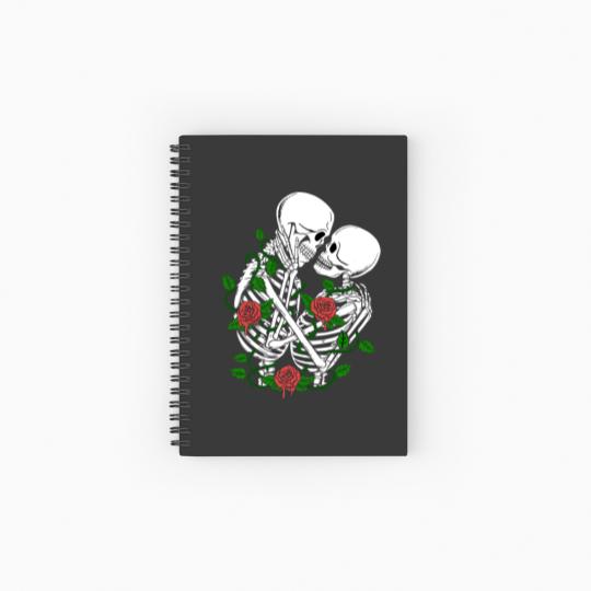 Discover Skulls Lover Spiral Notebooks   Ruled Line
