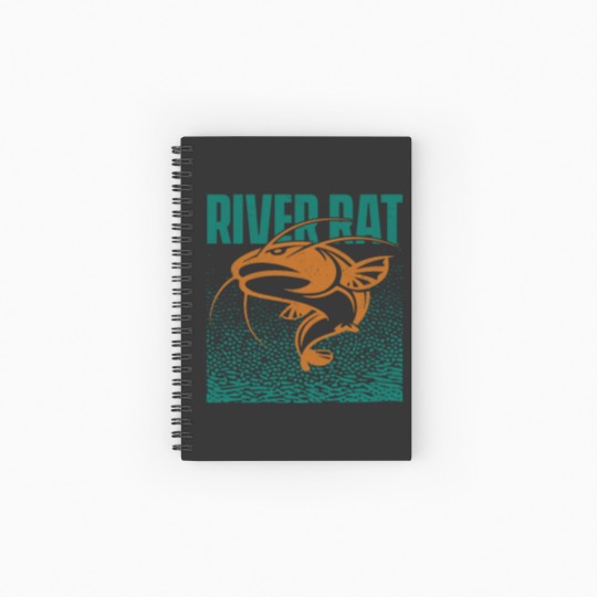 Discover Freshwater Catfish Fishing Spiral Notebooks   Ruled Line