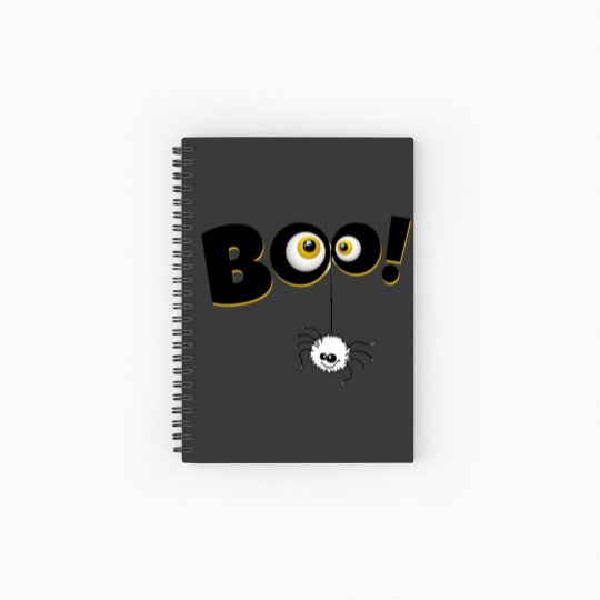 Discover happy Halloween, Halloween party, funny Halloween Spiral Notebooks   Ruled Line