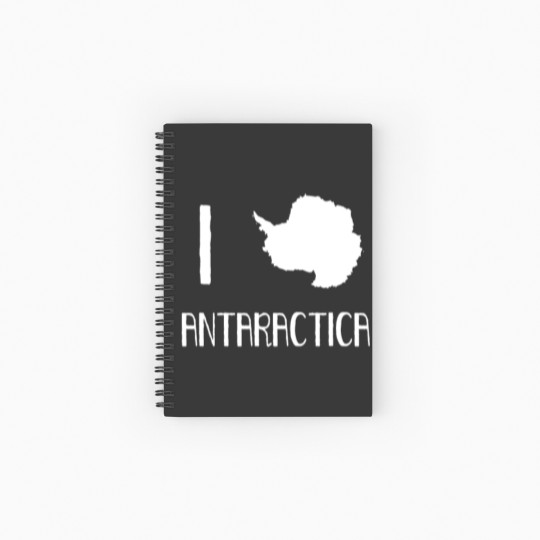 Discover I Love Antarctica South Pole Penguin Expedition Spiral Notebooks   Ruled Line