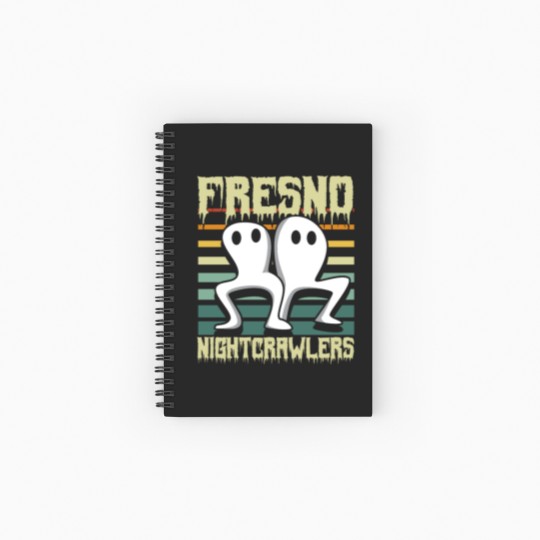 Discover Fresno Nightcrawlers American Cryptids Paranormal Spiral Notebooks   Ruled Line