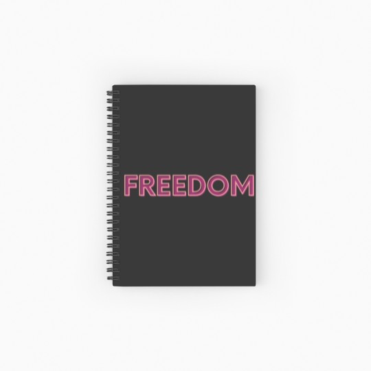 Discover Freedom People World Together Spiral Notebooks   Ruled Line