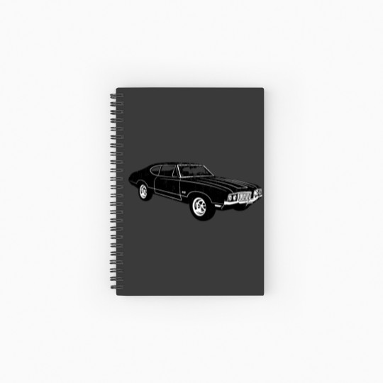 Discover 1970 Oldsmobile 442 Spiral Notebooks   Ruled Line