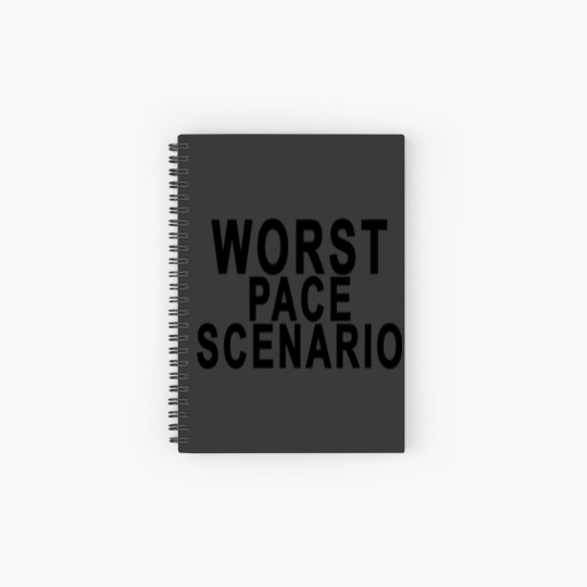 Discover worst_pace_scenario_tshirts Spiral Notebooks   Ruled Line