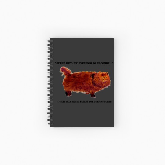 Discover Cat scan humor t' Spiral Notebooks   Ruled Line