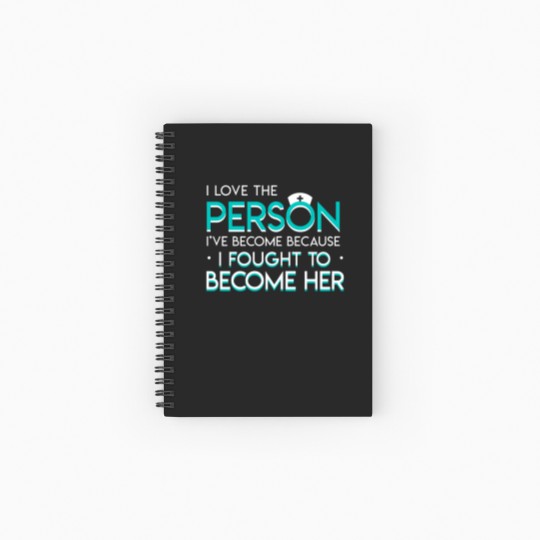 Discover Nurse Love Person Become Fought Become Spiral Notebooks   Ruled Line
