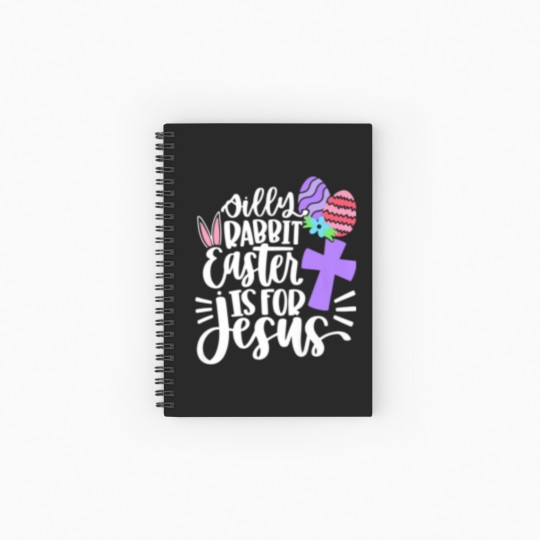 Discover Christians Cute Silly Rabbit Easter Is For Jesus Spiral Notebooks   Ruled Line