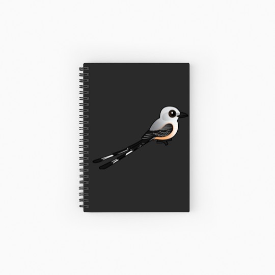 Discover Birdorable Scissor-tailed Flychatcher Spiral Notebooks   Ruled Line