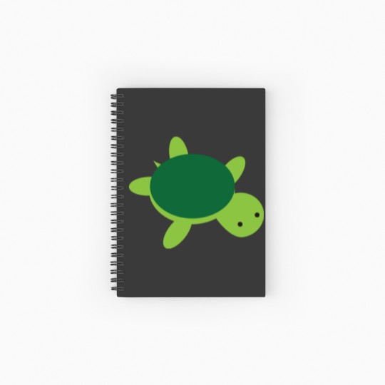 Discover Cute Green Turtle Spiral Notebooks   Ruled Line