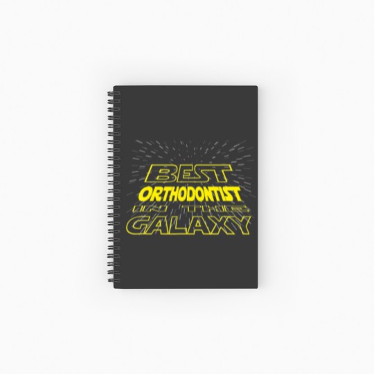 Discover Orthodontist Funny Cool Galaxy Job Spiral Notebooks   Ruled Line