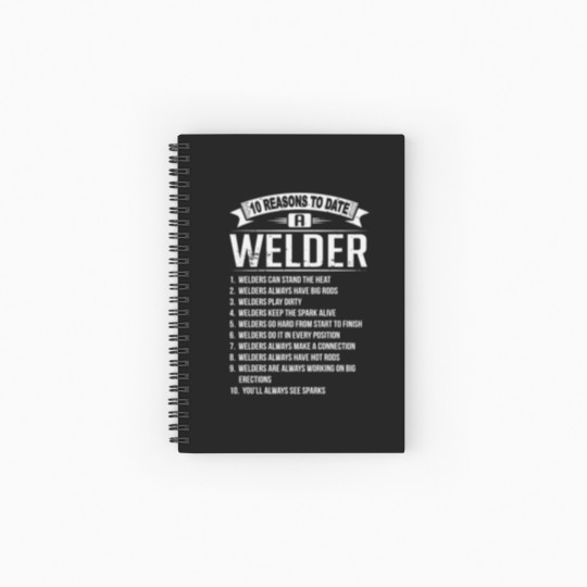 Discover 10 Reasons To Rate A Welder Spiral Notebooks   Ruled Line