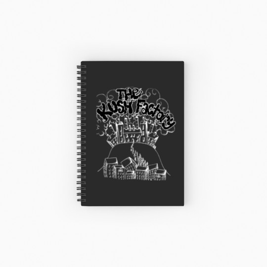 Discover blue black kush Spiral Notebooks   Ruled Line