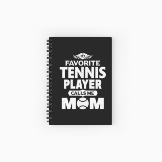 Discover Womens My Favorite Tennis Player Calls Me Mom Tenn Spiral Notebooks   Ruled Line