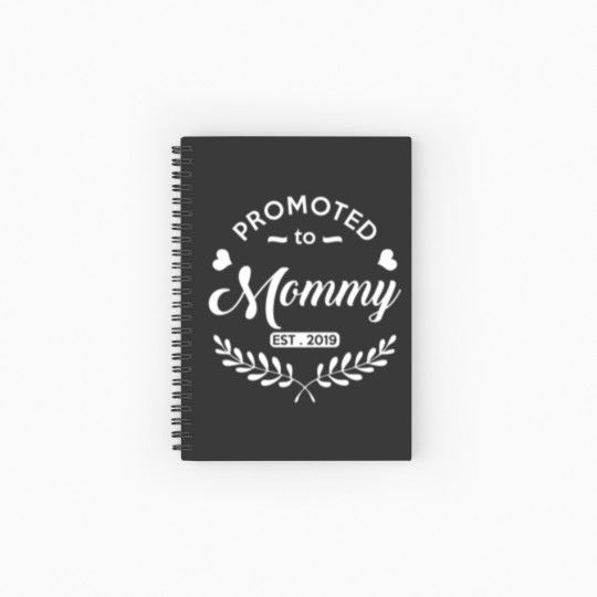 Discover Promoted to Mommy 2021 New Mom To Be Spiral Notebooks   Ruled Line