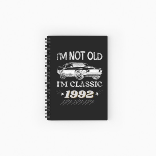 Discover Mens 30Th Birthday I'm Not Old I'm Classic, Funny Spiral Notebooks   Ruled Line