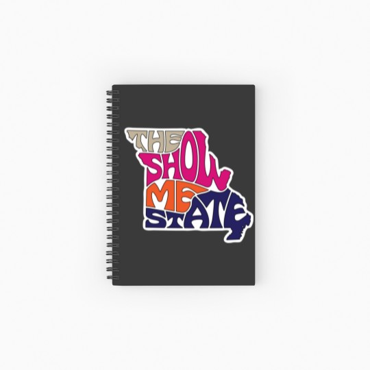 Discover The Show Me State - Missouri Spiral Notebooks   Ruled Line
