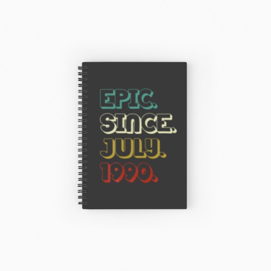 Discover 32 Years Old Epic Since July 1990 32Nd Birthday Gi Spiral Notebooks   Ruled Line