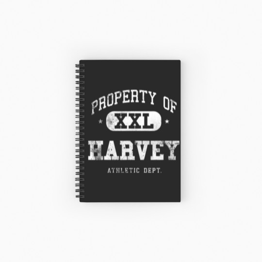 Discover Harvey Property XXL Sport College Athletic Funny Spiral Notebooks   Ruled Line