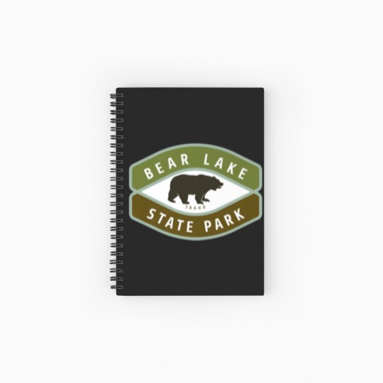 Discover Bear Lake State Park Idaho Roaming Bear ID Vacatio Spiral Notebooks   Ruled Line