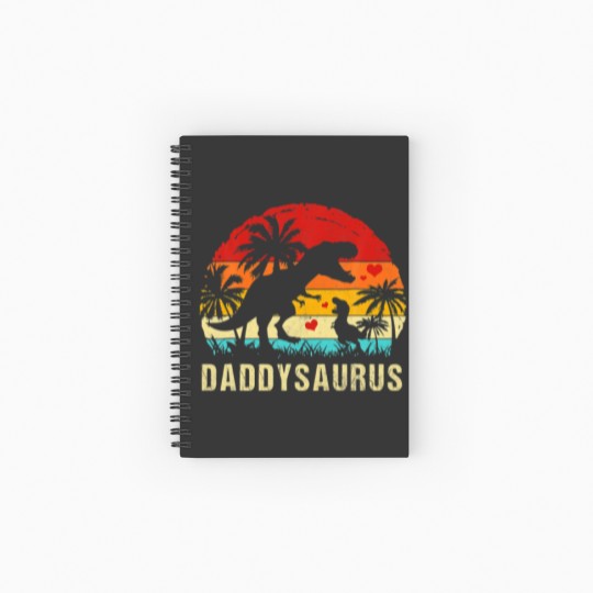 Discover Daddy Dinosaur Funny Kid Daddy Saurus 2022 Spiral Notebooks   Ruled Line