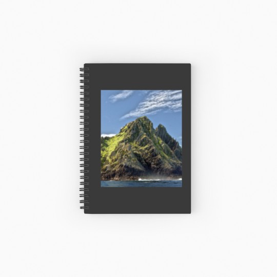 Discover Skellig Michael Ireland  Sweat Spiral Notebooks   Ruled Line