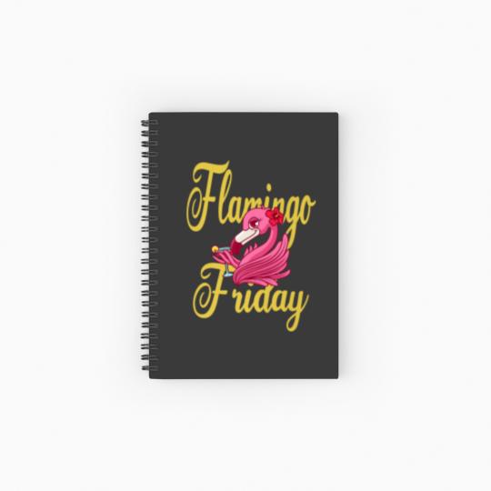 Discover Flamingo Friday Spiral Notebooks   Ruled Line