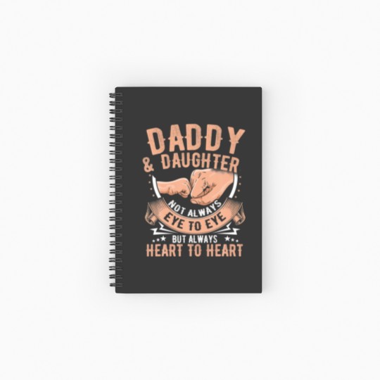 Discover Fathers Day T From Daughter Daddy Papa Gift Padre Spiral Notebooks   Ruled Line