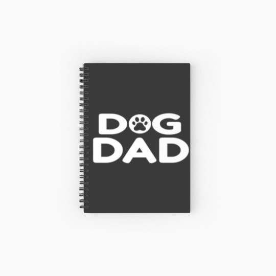 Discover Mens Dog Dad - Dog Lover Spiral Notebooks   Ruled Line
