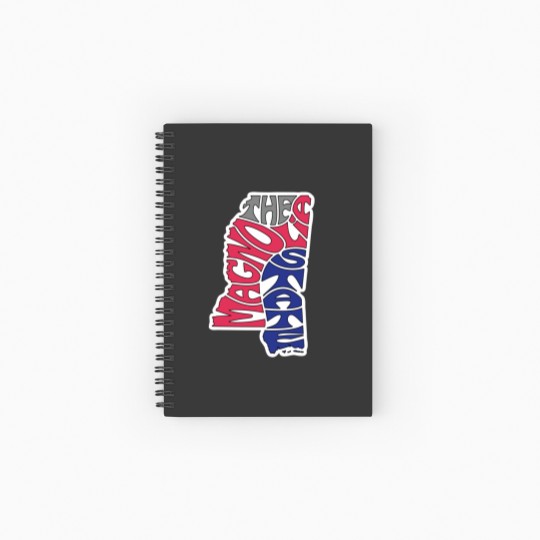 Discover The Magnolia State - Mississippi Wo Spiral Notebooks   Ruled Line