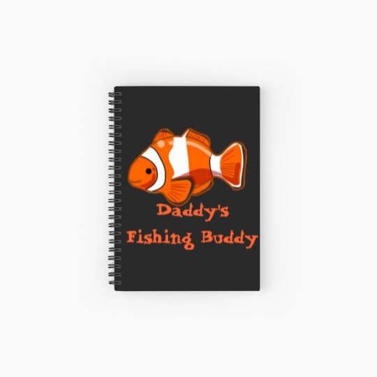 Discover Daddy's Fishing Buddy Infant Spiral Notebooks   Ruled Line