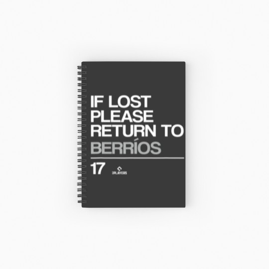 Discover Lost Return To Jose Berrios Funny Toronto Baseball Spiral Notebooks   Ruled Line