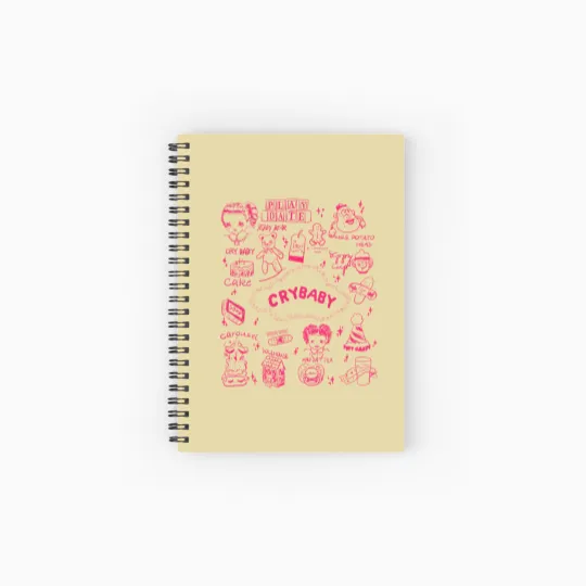 Discover Melanie Martinez Crybaby The Trilogy Tour Melanie Martinez Spiral Notebooks   Ruled Line