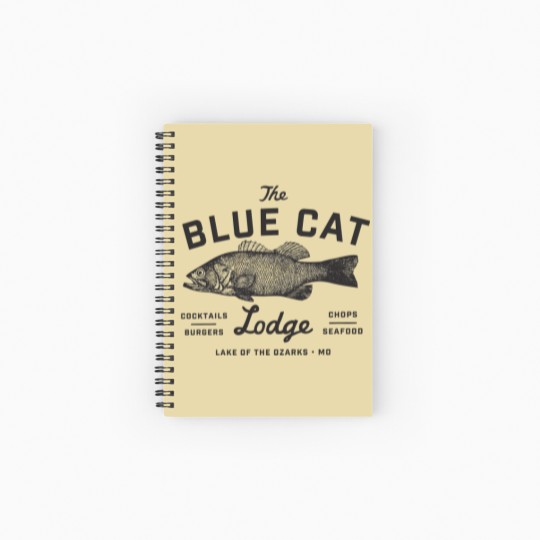 Discover Ozark Blue Cat Lodge Spiral Notebooks   Ruled Line Classic Unisex Missouri Spiral Notebooks   Ruled Line