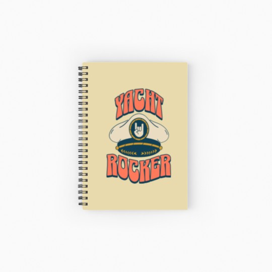 Discover Yacht Rock Captain | Captain Hat | Yacht Rock Spiral Notebooks   Ruled Line