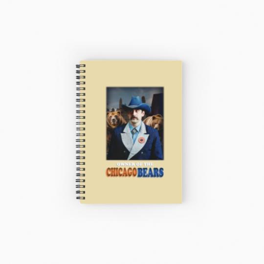 Discover Aaron Rodgers Chicago Bears Owner Spiral Notebooks   Ruled Line