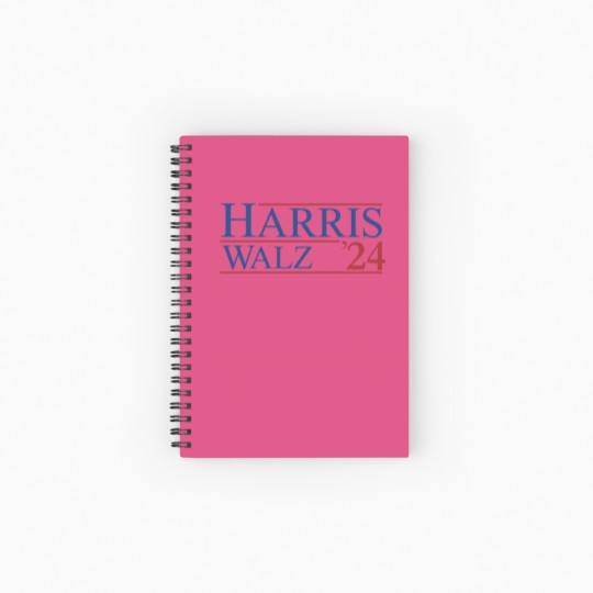 Discover Harris Walz 2024 Spiral Notebooks with Ruled Lines