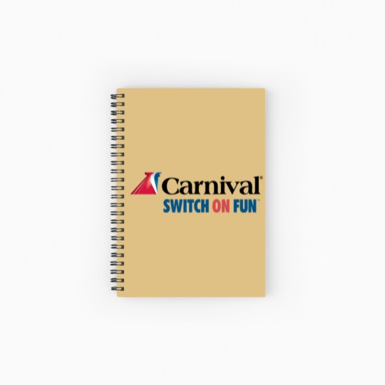 Discover Carnival cruise (2) Spiral Notebooks   Ruled Line