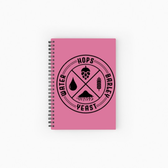 Discover Beer Brewer Homebrew Craft Beer Brewing Brewmaster Spiral Notebooks   Ruled Line