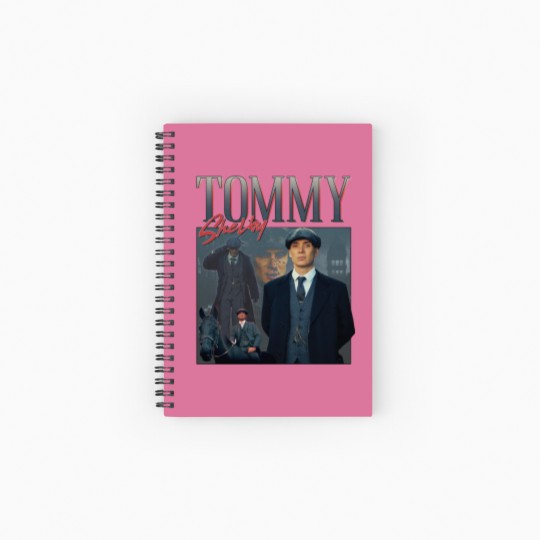 Discover Tommy Shelby Homage Spiral Notebooks   Ruled Line Spiral Notebooks   Ruled Line Top Peaky TV Show Gift Tom Thomas By Order Cillian Murphy