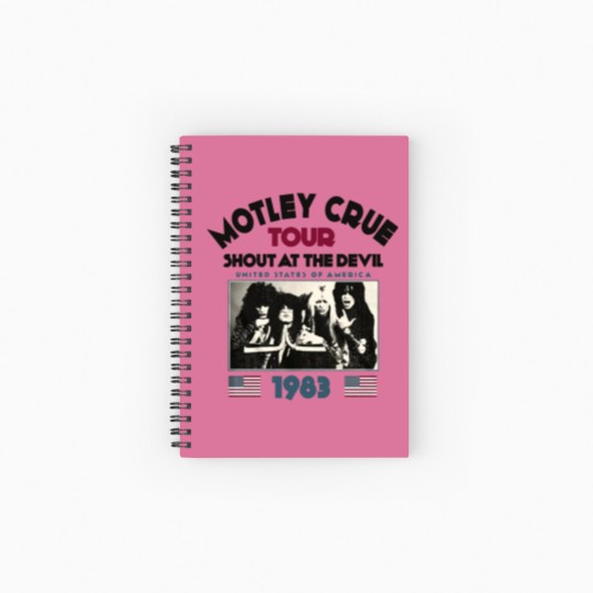 Discover Motley Crue SATD83 Spiral Notebooks   Ruled Line