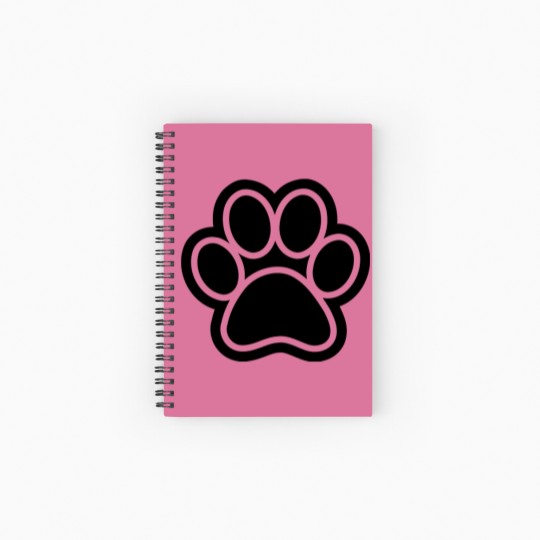 Discover Paw Print Spiral Notebooks   Ruled Line