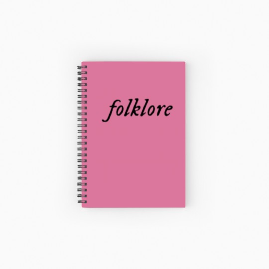 Discover Folklore Spiral Notebooks   Ruled Line