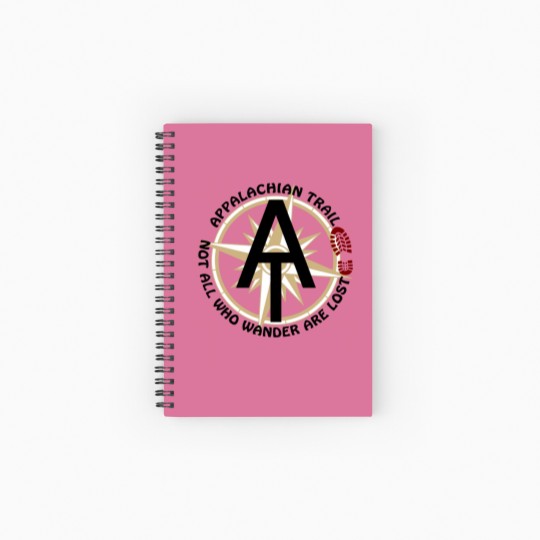 Discover at appalachian trail logo t Spiral Notebooks   Ruled Line